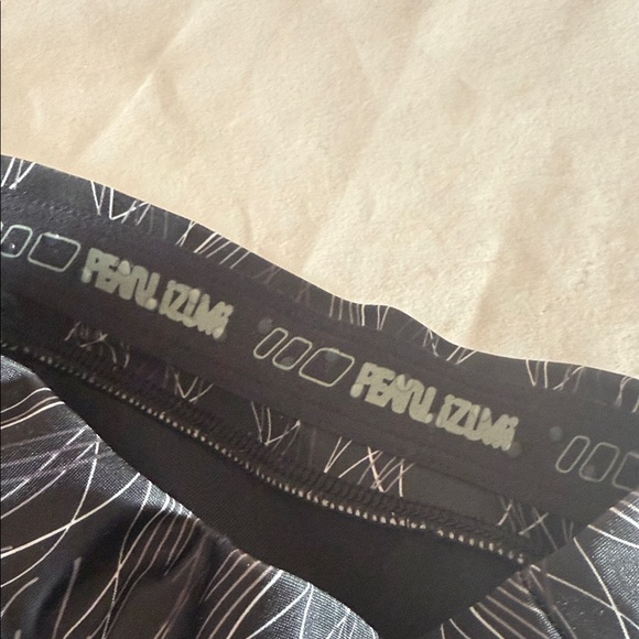 Pearl Izumi Black Patterned Bike Shorts - Picture 8 of 8